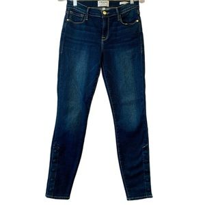 Frame Le Skinny de Jeanne Super Stretchy Martha Dark Wash With Break Away Jeans